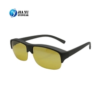 HD Night Vision Fit Over Glasses Over-Prescription Sunglasses with Yellow Lenses